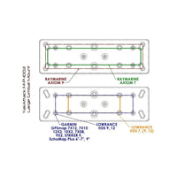 YakAttack YakAttack Fish Finder Mount W/LockNLoad Mounting System, Large Rectangular Base, 4” ext
