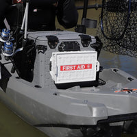 YakAttack YakAttack Reel Essentials First Aid Kit with Dry Bag TracPak and Quick Release Base YakAttack TowNStow Scupper Kayak Cart - Ottawa Valley Air Paddle