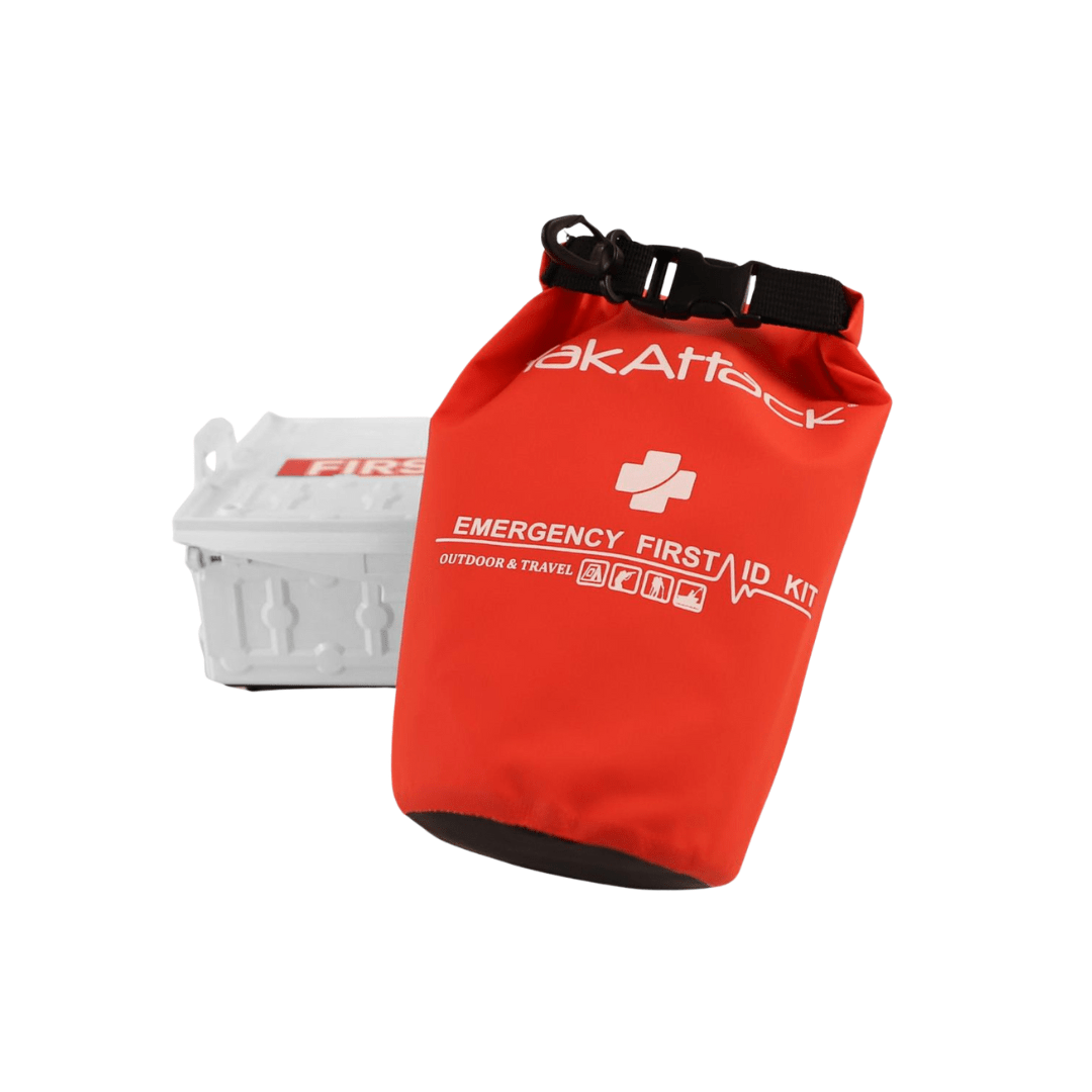YakAttack YakAttack Reel Essentials First Aid Kit with Dry Bag TracPak and Quick Release Base YakAttack TowNStow Scupper Kayak Cart - Ottawa Valley Air Paddle