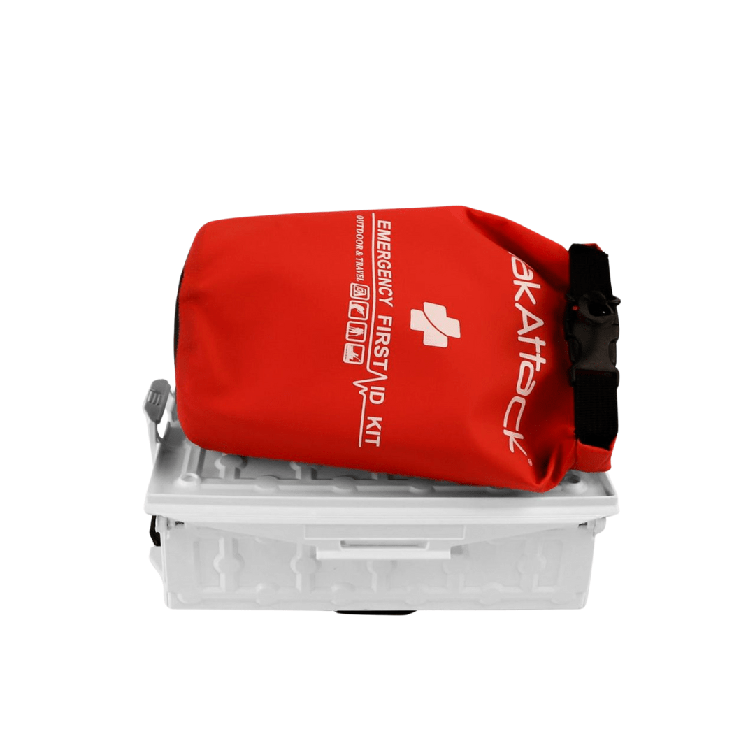 YakAttack YakAttack Reel Essentials First Aid Kit with Dry Bag TracPak and Quick Release Base YakAttack TowNStow Scupper Kayak Cart - Ottawa Valley Air Paddle