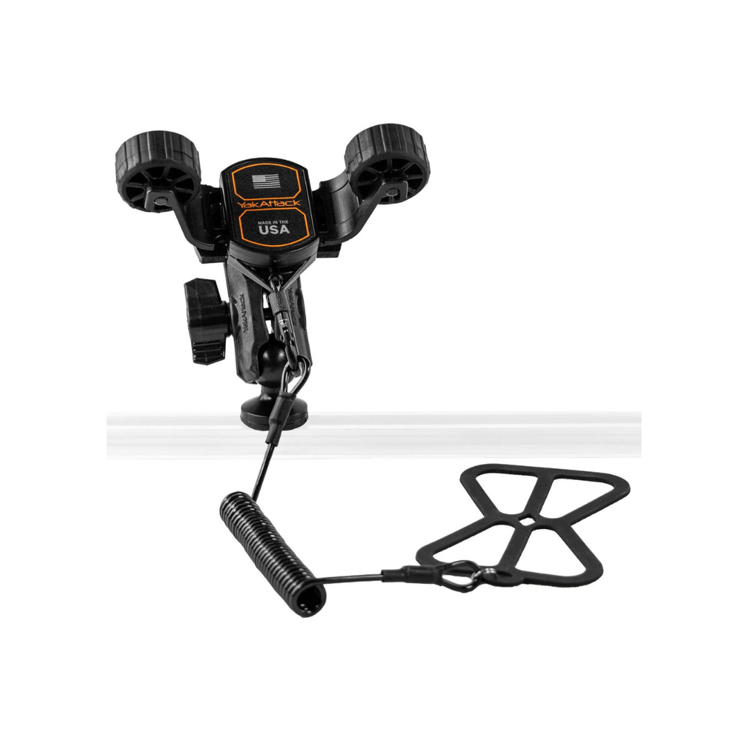 YakAttack YakAttack RotoGrip Phone Holder with 1" Screwball Track Mount YakAttack TowNStow Scupper Kayak Cart - Ottawa Valley Air Paddle