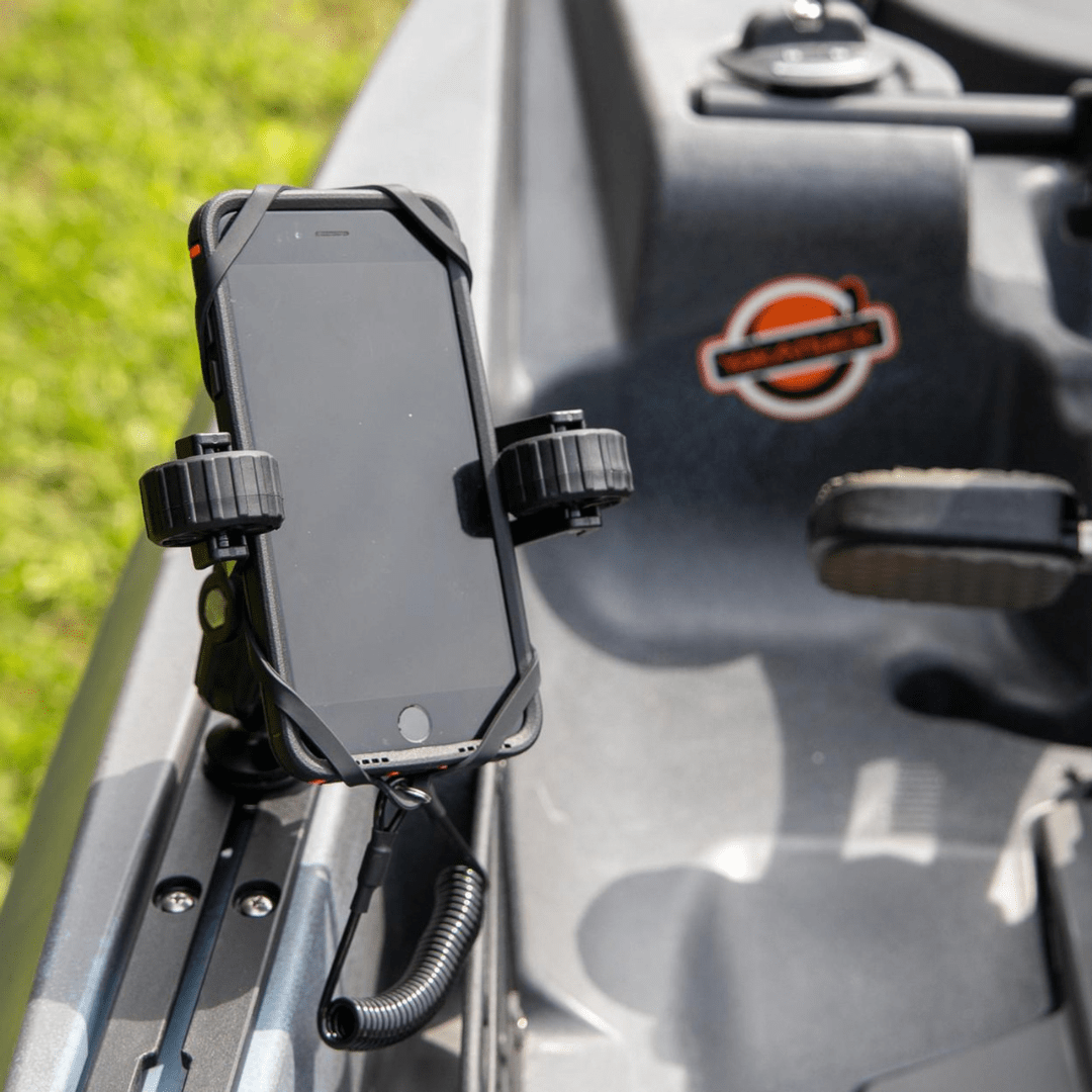 YakAttack YakAttack RotoGrip Phone Holder with 1" Screwball Track Mount YakAttack TowNStow Scupper Kayak Cart - Ottawa Valley Air Paddle