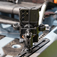 YakAttack YakAttack RotoGrip Phone Holder with 1" Screwball Track Mount YakAttack TowNStow Scupper Kayak Cart - Ottawa Valley Air Paddle