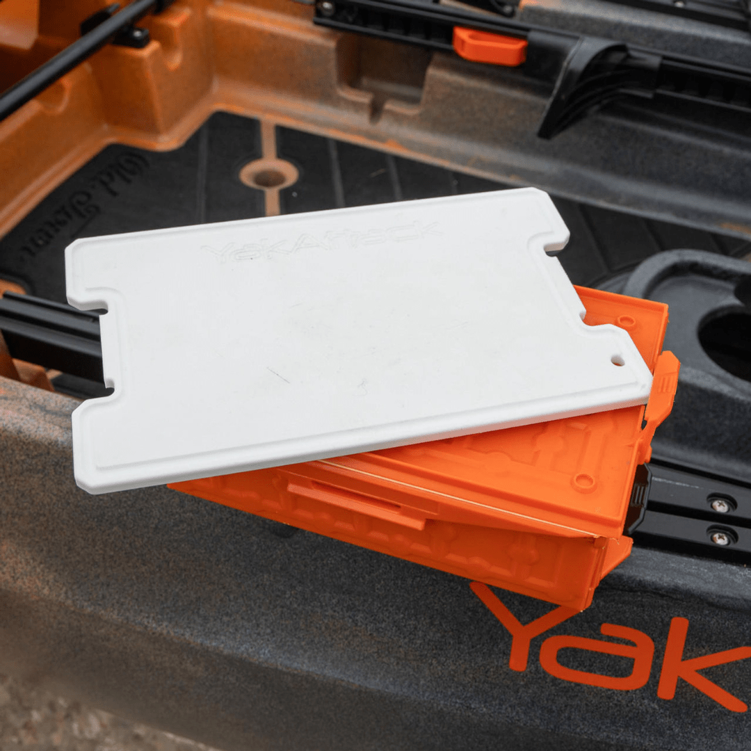 YakAttack YakAttack TracPak Cutting Board Attachment, White, 6.125" x 10.25" YakAttack TowNStow Scupper Kayak Cart - Ottawa Valley Air Paddle