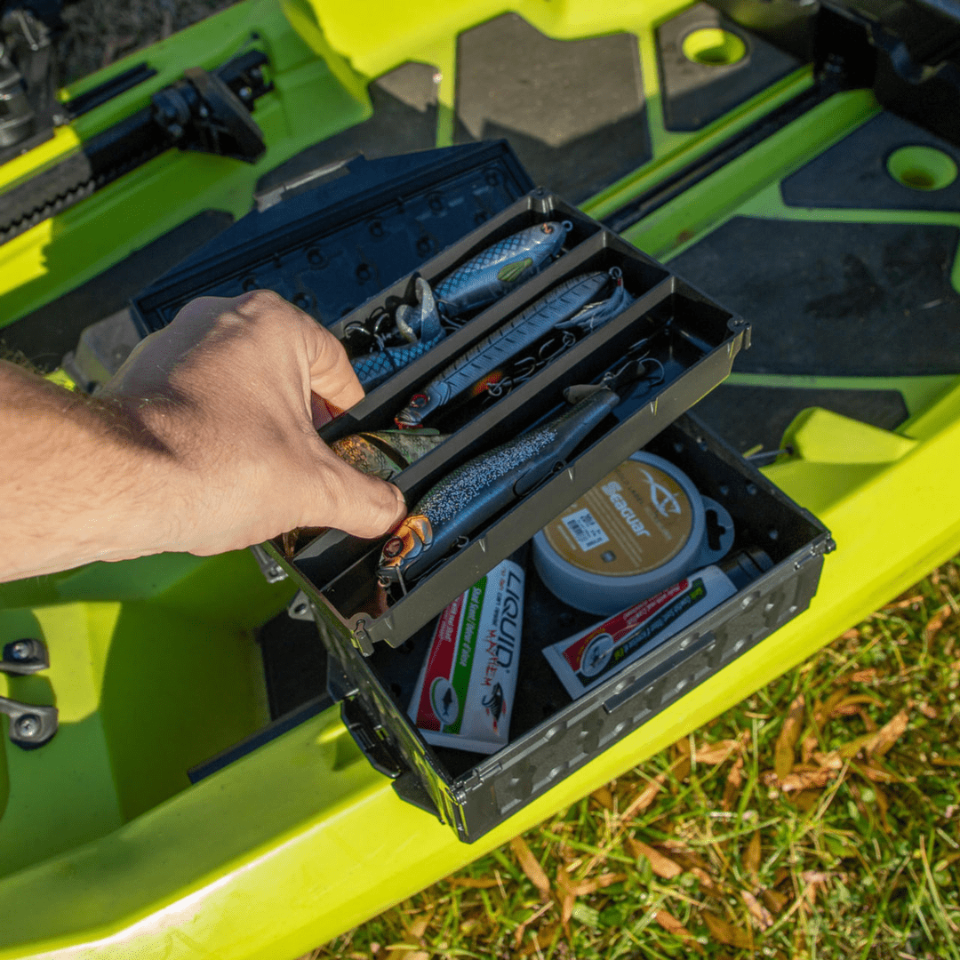YakAttack YakAttack TracPak Tray 1x3, Half Depth Two Pack YakAttack TowNStow Scupper Kayak Cart - Ottawa Valley Air Paddle