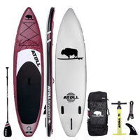 Atoll 2023 Burgundy Atoll Inflatable Paddleboard - 11 foot Atoll Inflatable Paddleboard - 11 Foot Paddleboard