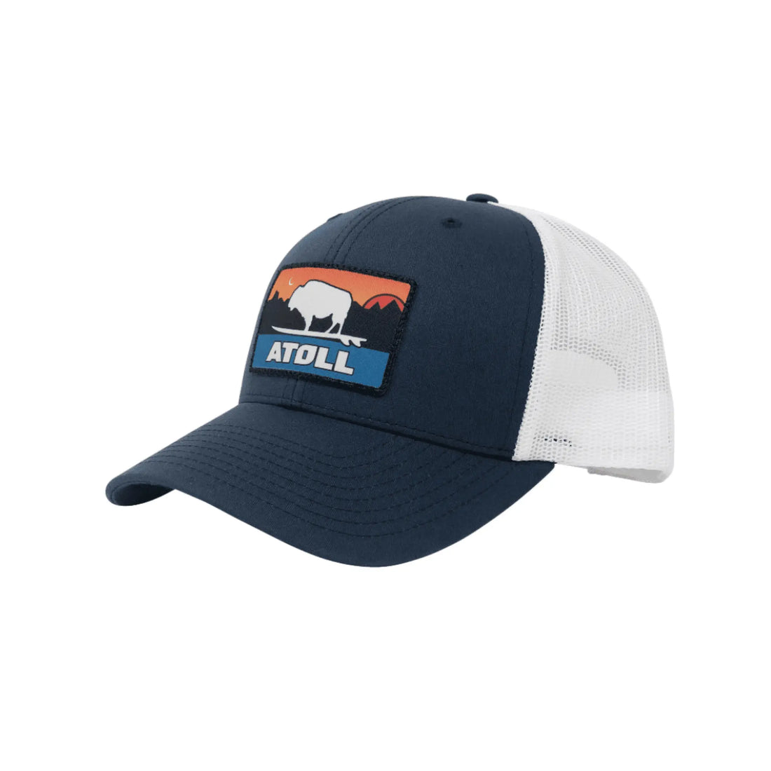 Ottawa Valley Air Paddle Navy - White Atoll Tahoe Sunset SUP Trucker Hat