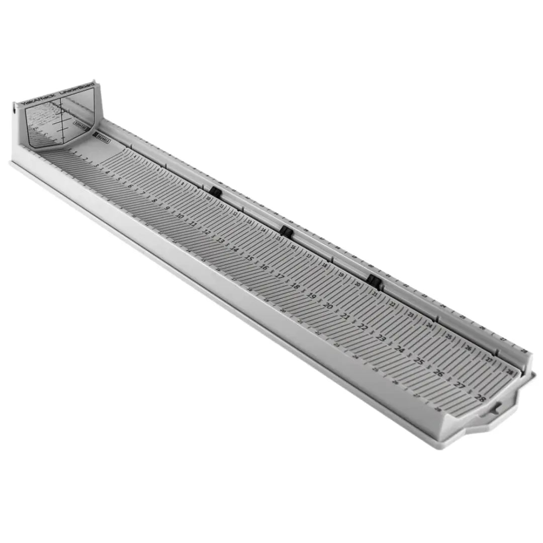 YakAttack Overcast Grey YakAttack LeaderBoard: 28" Measuring Board with Built-In Identifier Holders and Cull Tabs YakAttack LeaderBoard: 28" Measuring Board with Built-In Identifier Holders and Cull Tabs - Ottawa Valley Air Paddle