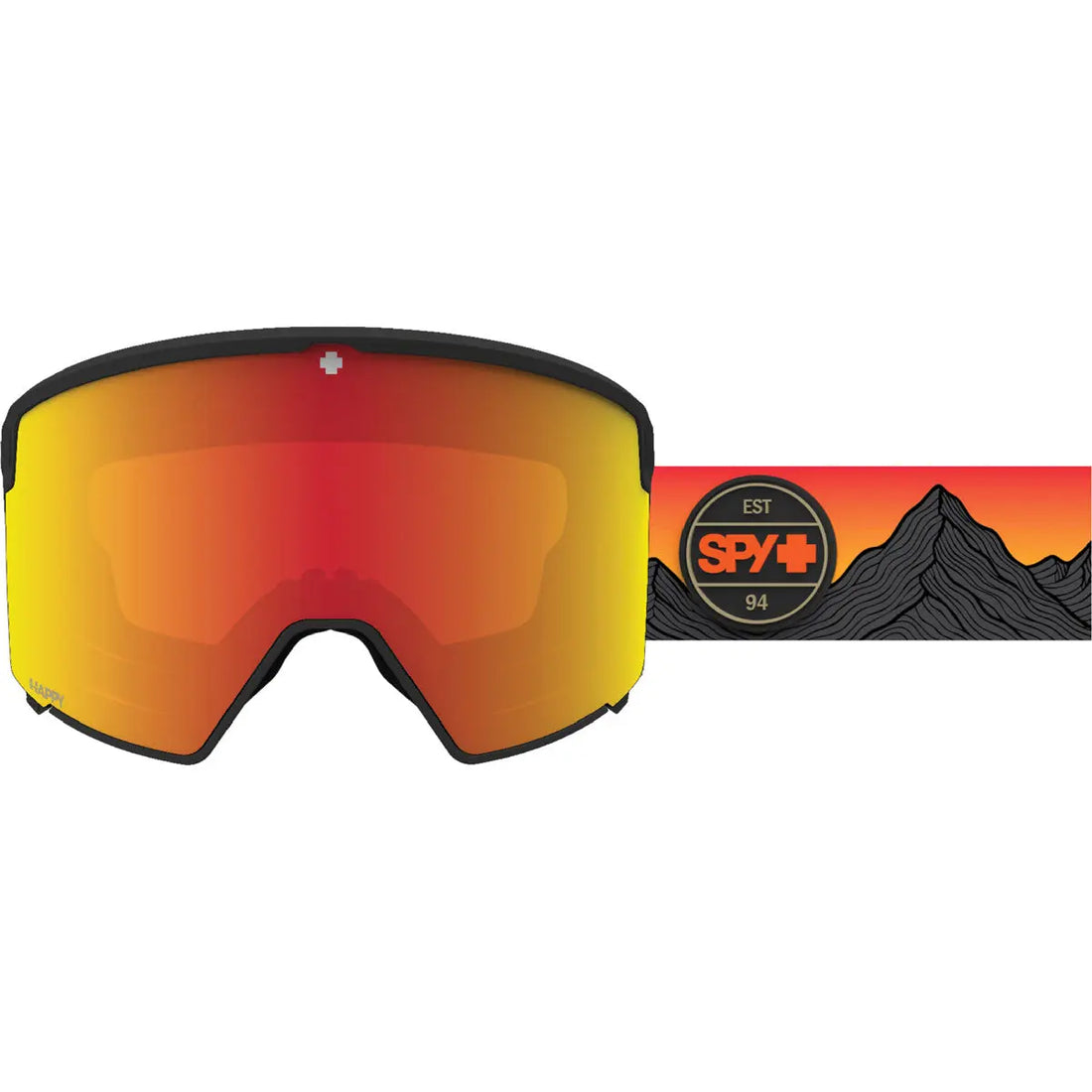 SPY+ Crosspoint Unisex Goggles (FW26), MTN Scape Dusk Orange | Happy Bronze Red Mirror