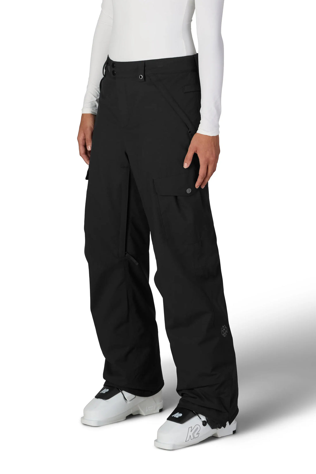 686 Black / S 686 Women's Aura Insulated Cargo Pant 686 Women's Aura Insulated Cargo Pant - Ottawa Valley Air Paddle