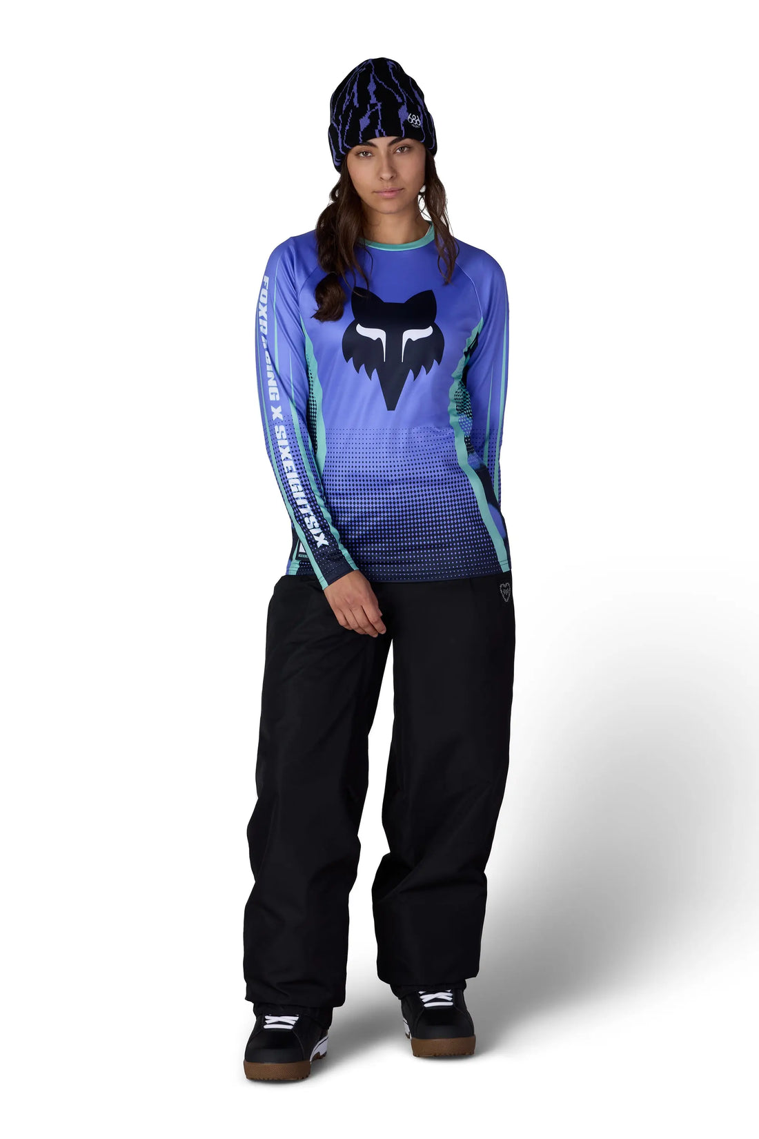 686 Fox Alpenglow Blue / L 686 Women's Fox Racing Base Layer Long Sleeve 686 Women's Fox Racing Base Layer Long Sleeve - Ottawa Valley Air 