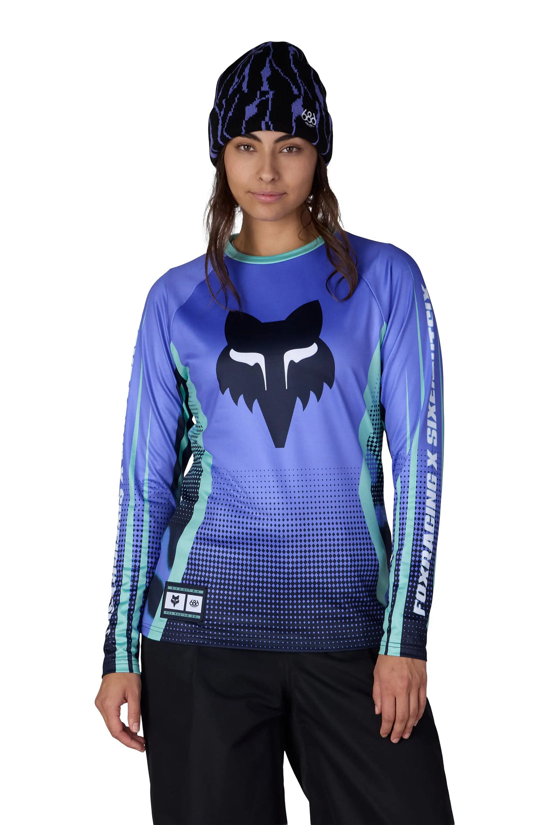 686 Fox Alpenglow Blue / L 686 Women's Fox Racing Base Layer Long Sleeve 686 Women's Fox Racing Base Layer Long Sleeve - Ottawa Valley Air 