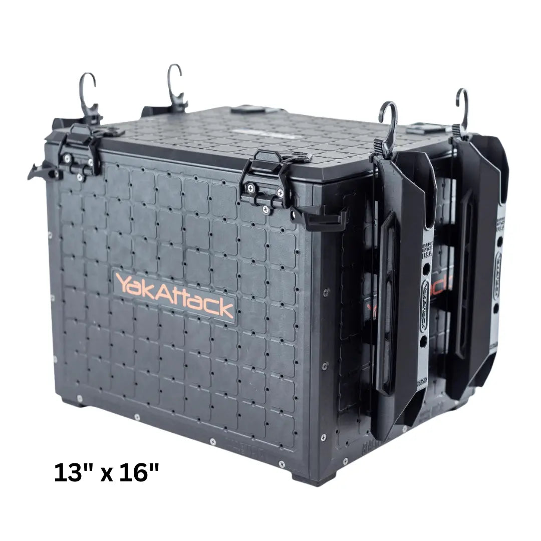 YakAttack 13" x 16" / Black YakAttack BlackPak Pro Kayak Fishing Crate YakAttack BlackPak Pro Kayak Fishing Crate - Ottawa Valley Air Paddle