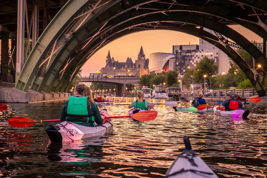 Light at Night Kayaking