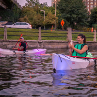 Light at Night Kayaking