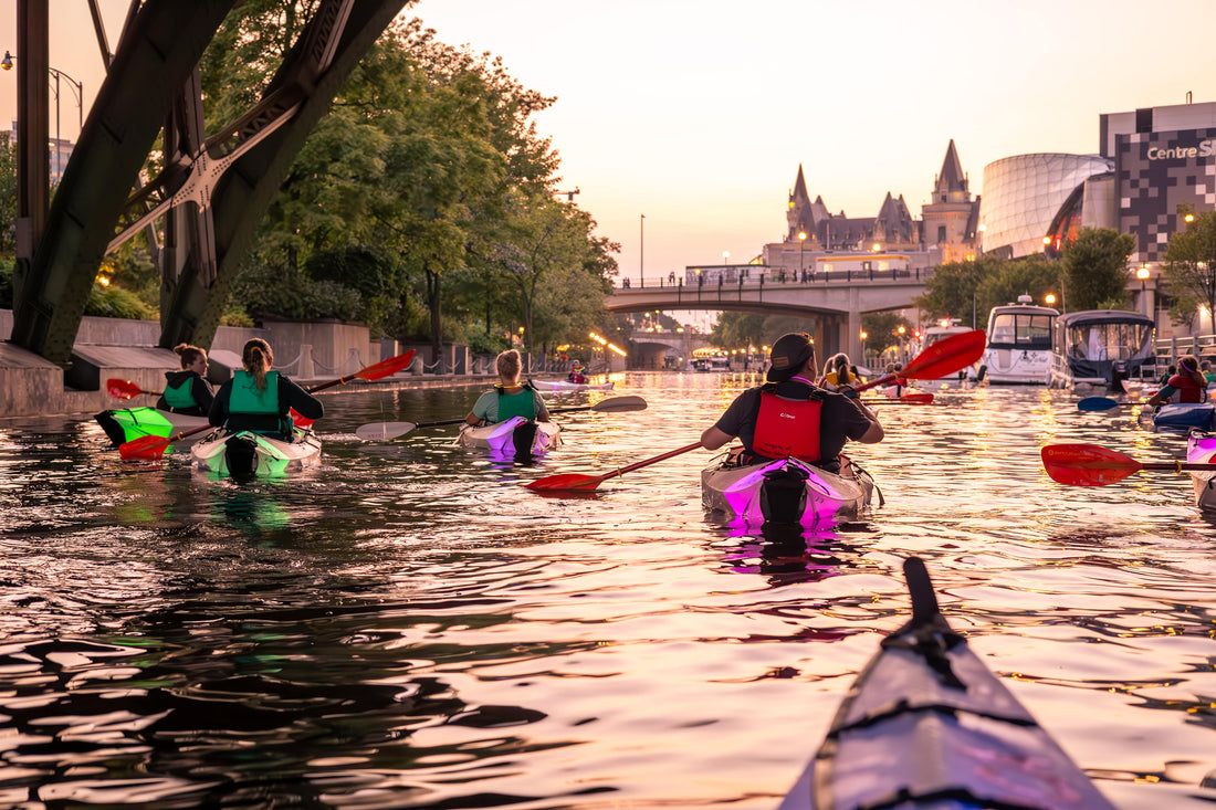 Light at Night Kayaking