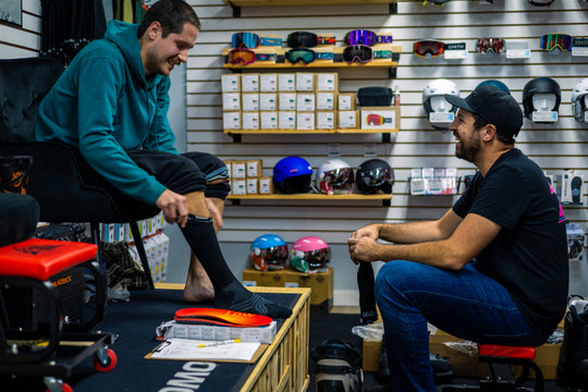 100% satisfaction guarantee on all in-store boot fittings