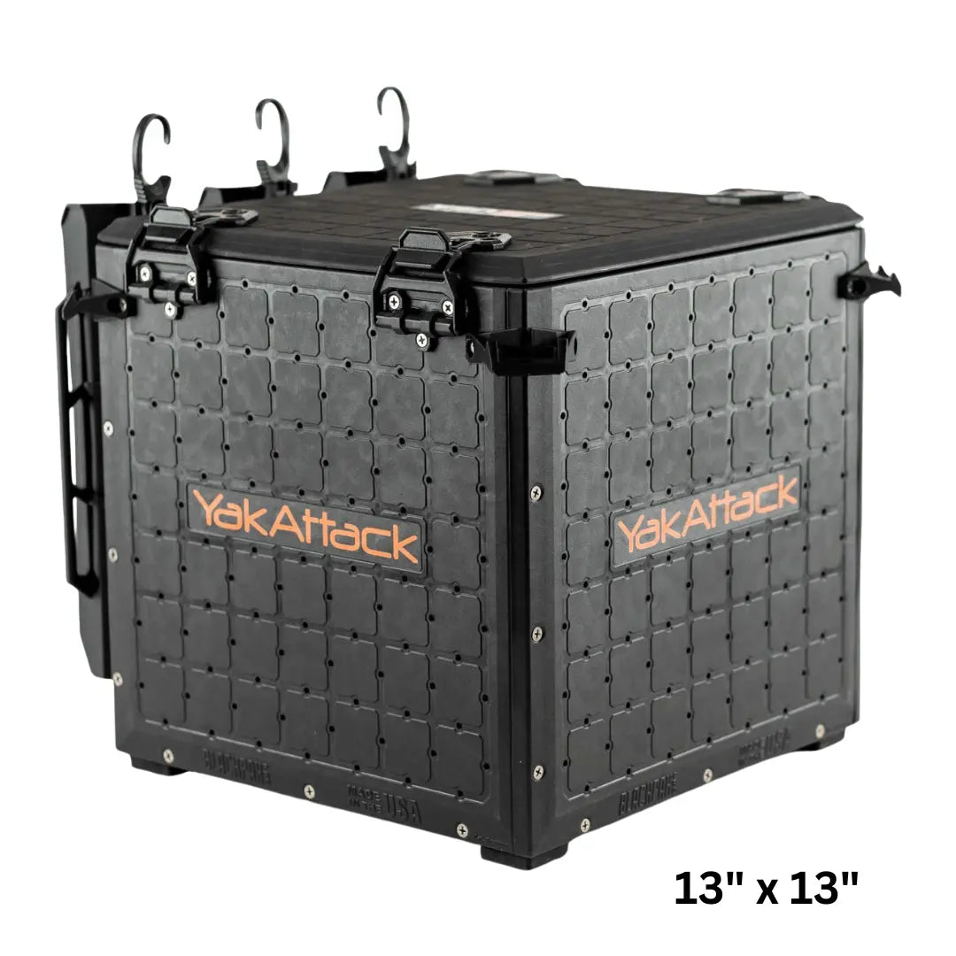 YakAttack 13" x 13" / Black YakAttack BlackPak Pro Kayak Fishing Crate YakAttack BlackPak Pro Kayak Fishing Crate - Ottawa Valley Air Paddle