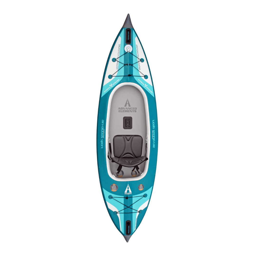 Advanced Elements Blue/White Advanced Elements AirVolution™ Sport Recreational Kayak with Pump AirVolution™ Sport Recreational Kayak with Pump - Ottawa Valley Air 