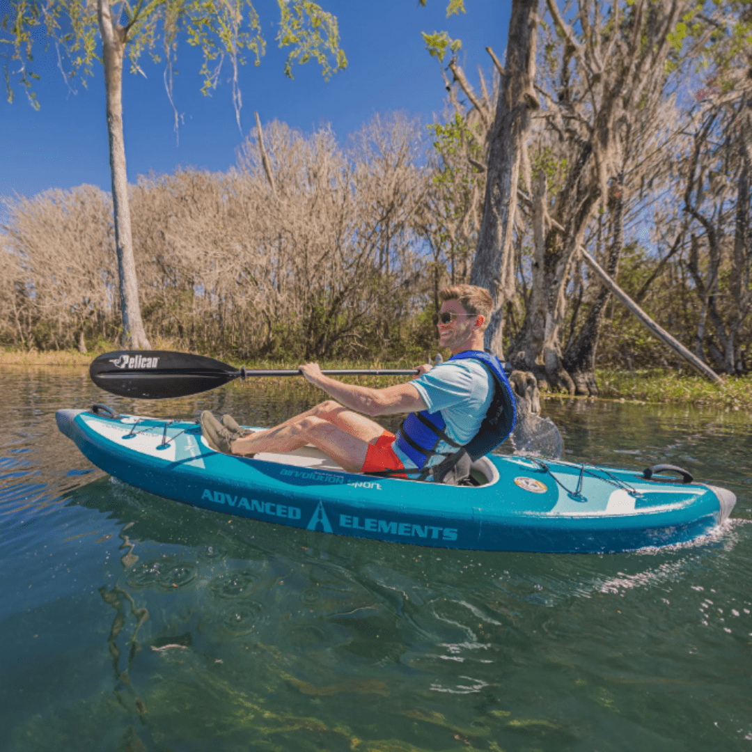 Advanced Elements Blue/White AirVolution™ Sport Recreational Kayak with Pump AirVolution™ Sport Recreational Kayak with Pump - Ottawa Valley Air 