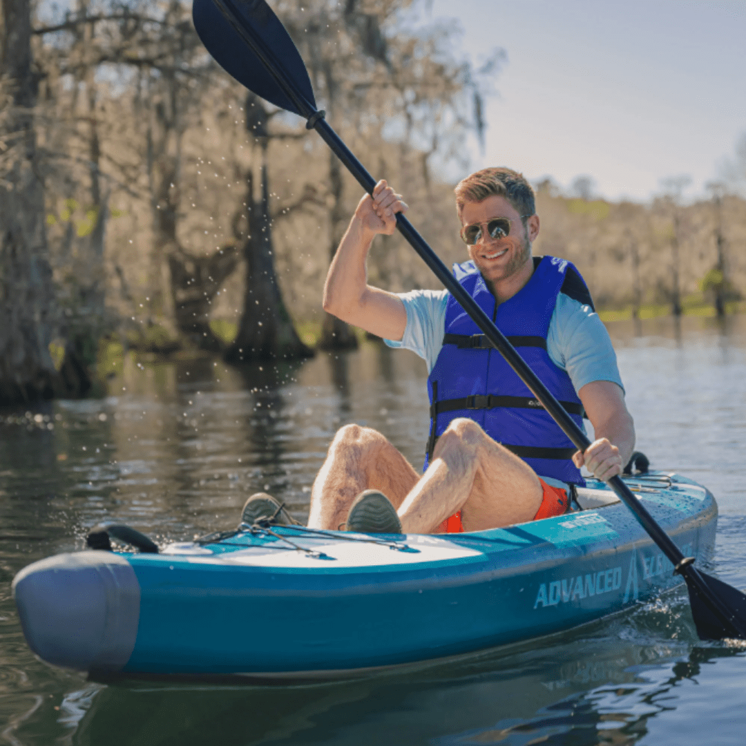 Advanced Elements Blue/White AirVolution™ Sport Recreational Kayak with Pump AirVolution™ Sport Recreational Kayak with Pump - Ottawa Valley Air 