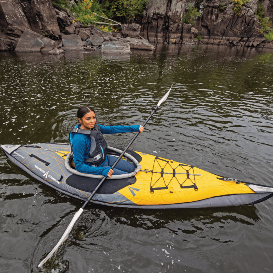 Advanced Elements Orange/Gray AdvancedFrame™ Elite Kayak with Pump AdvancedFrame™ Elite Kayak with Pump - Ottawa Valley Air 