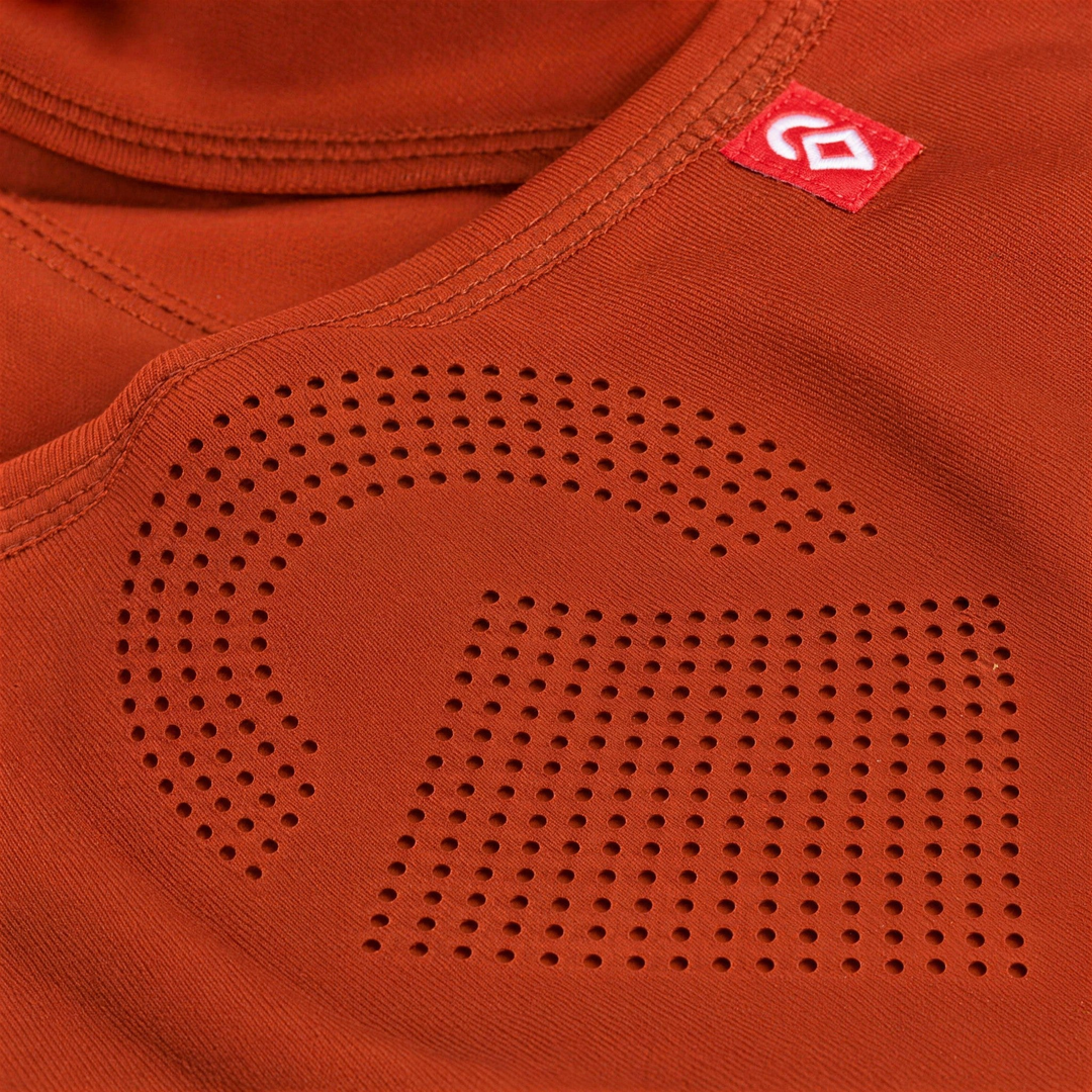 Airhole Laser Mouth | Drytech Balaclava in Blaze - laser micro-airhole detail