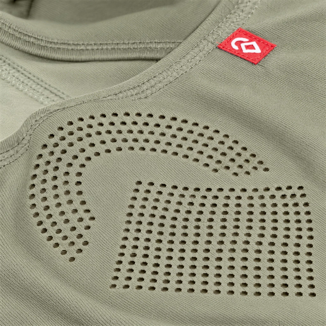 Airhole Laser Mouth | Drytech Balaclava in Fibre - laser micro-airhole detail