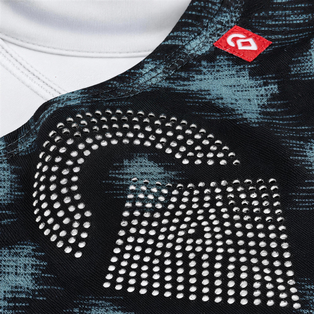 Airhole Laser Mouth | Drytech Balaclava in Haze - laser micro-airhole detail