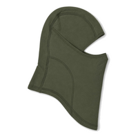 Airhole Laser Mouth | Polar Fleece Balaclava in Algae - flat side view
