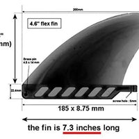 Atoll Atoll iSUP Paddle Board 4.6″ River Flex Fin