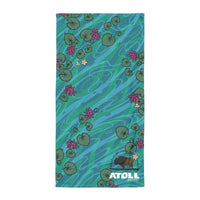Atoll Atoll Lilypad Atoll Board Co. Towel Atoll Board Co. Towel - Paddle Boarder and Shark -