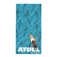 Atoll Atoll Board Co. Towel Atoll Board Co. Towel - Paddle Boarder and Shark -