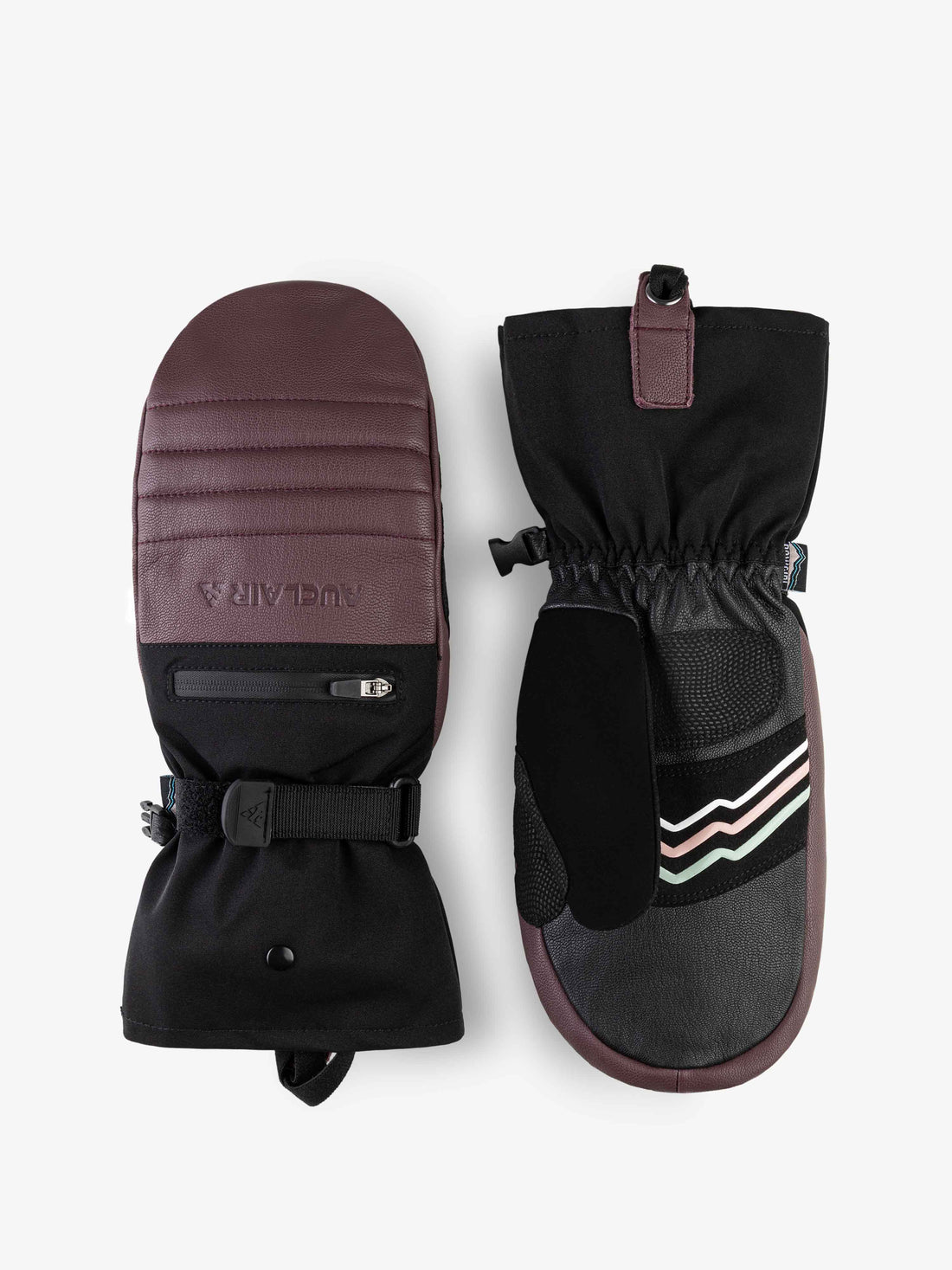 Auclair Burgundy/Black / S Auclair A-Peak 2-in-1 Women's Mitts Auclair A-Peak 2-in-1 Women's Mitts - Ottawa Valley Air Paddle