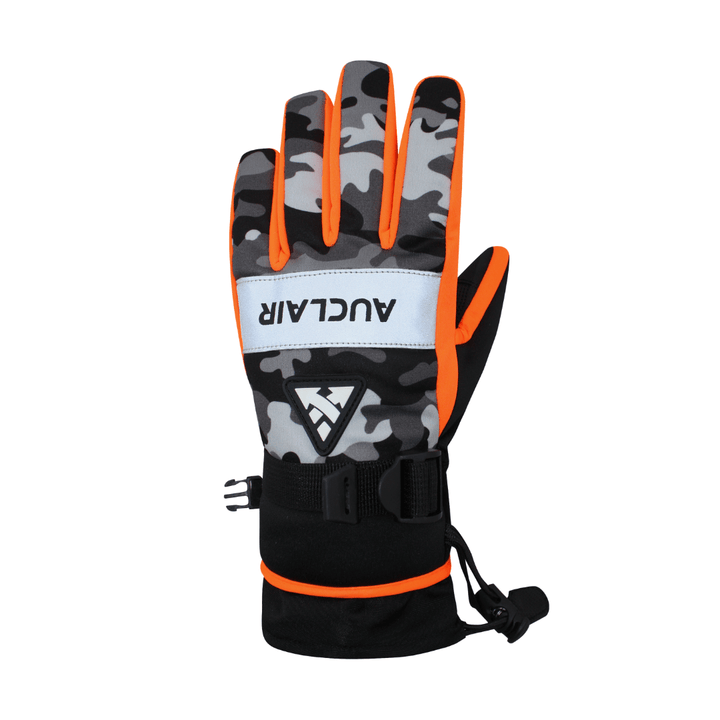 Auclair Orange/Camo / S Auclair Camo Flash Kids' Gloves Auclair Camo Flash Kids' Gloves - Ottawa Valley Air Paddle