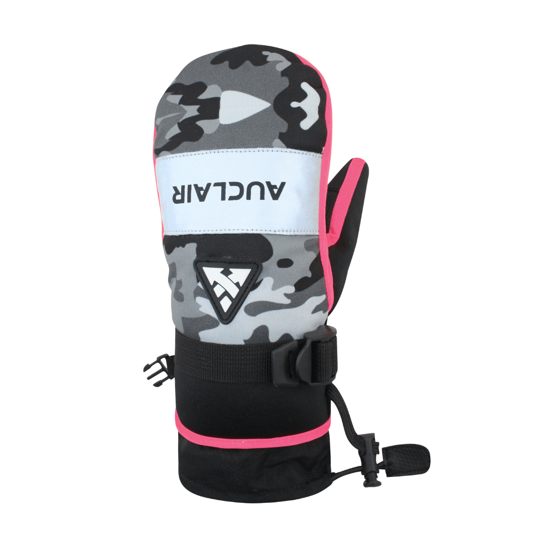 Auclair Pink/Camo / S Auclair Camo Flash Kids' Mitts Auclair Camo Flash Kids' Mitts - Ottawa Valley Air Paddle