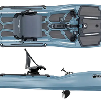 Bonafide Steel / Pedal Drive Bonafide XTR140P Bonafide XTR140P 14-Foot Fishing Kayak Without X-Range Pedal Drive - 