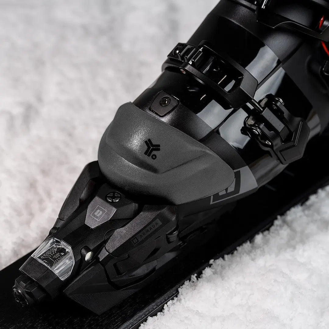 Bootcap 2.5 in Gunmetal Grey - on ski