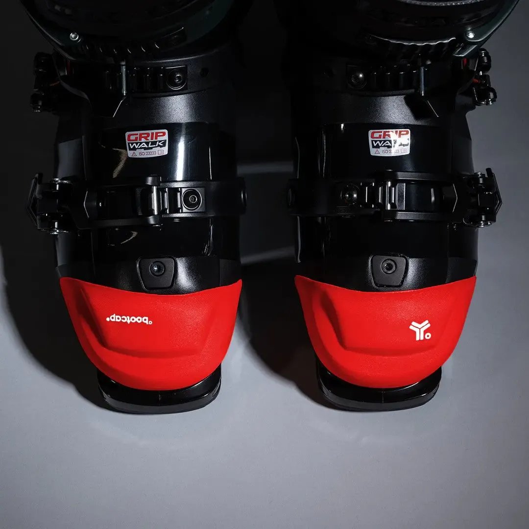 Bootcap 2.5 in Patrol Red - pair front view