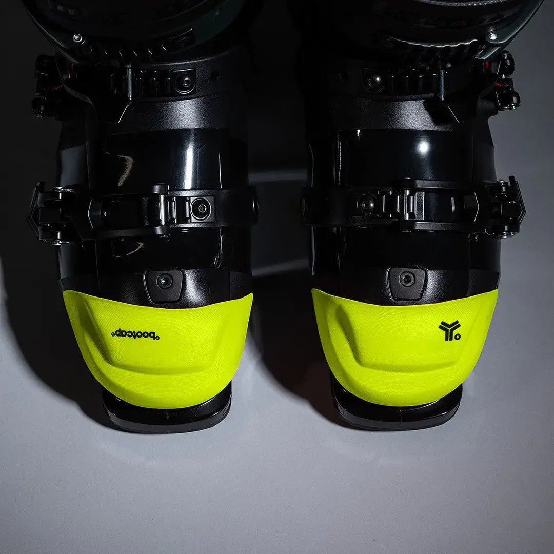 Bootcap 2.5 in Yellow - pair front view