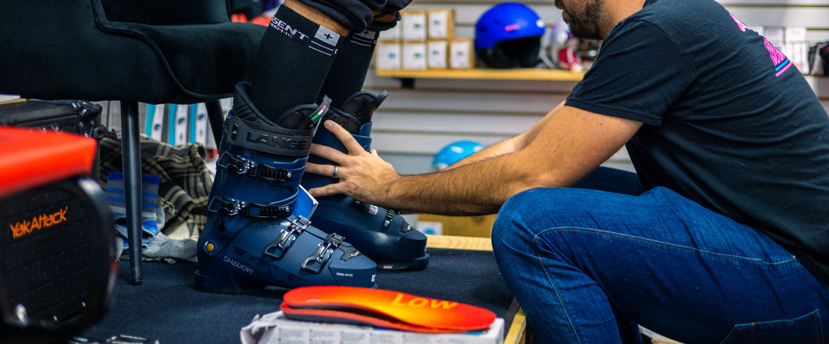 Custom ski boot fitting
