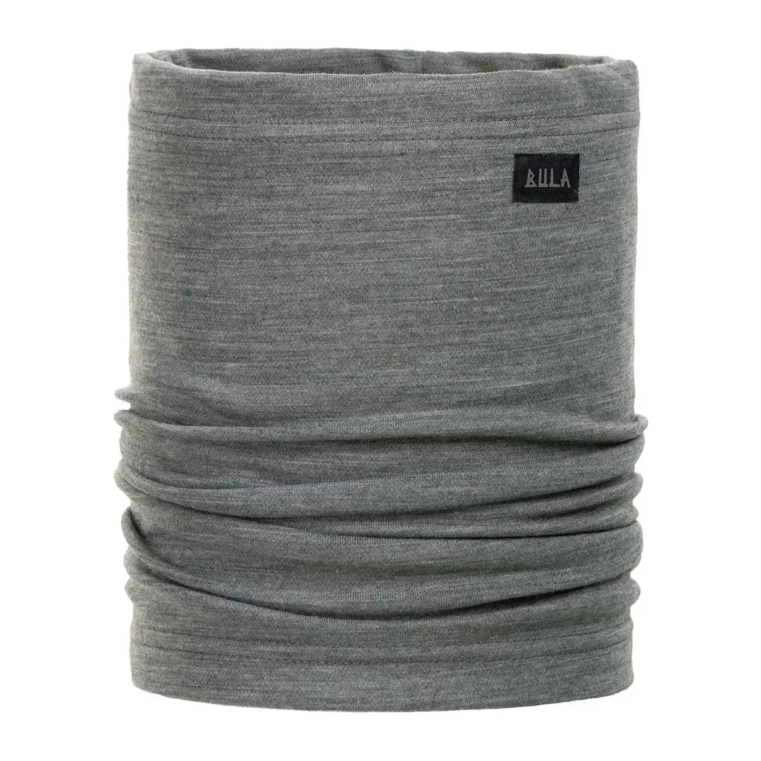 Bula Grey Bula Merino Wool Blend Tube Neck Gaiter Bula Merino Wool Blend Tube Neck Gaiter - Grey