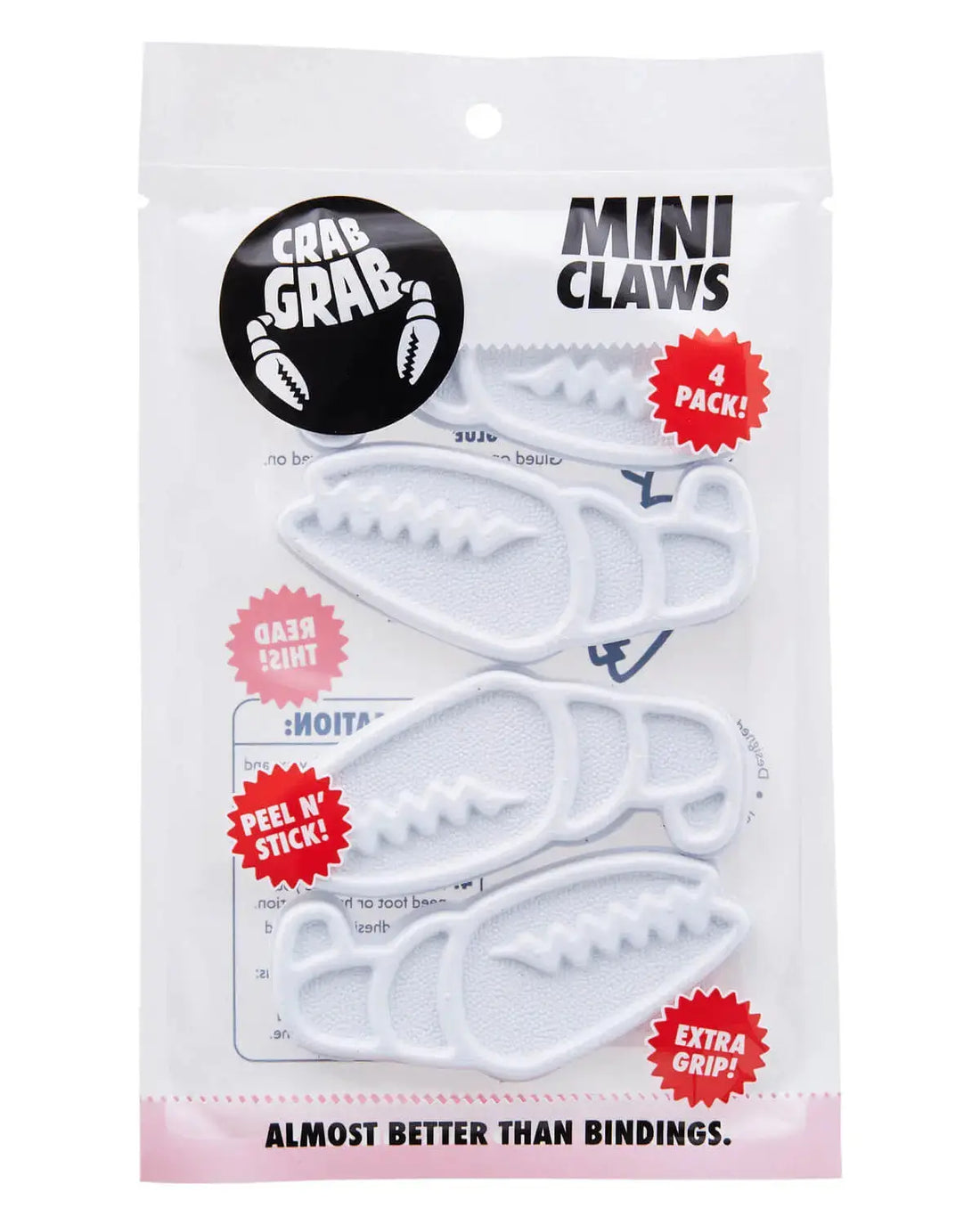 Crab Grab Crab Grab Mini Claws Snowboard Traction Pads - 4 Pack Crab Grab Mini Claws Snowboard Traction Pads 4 Pack