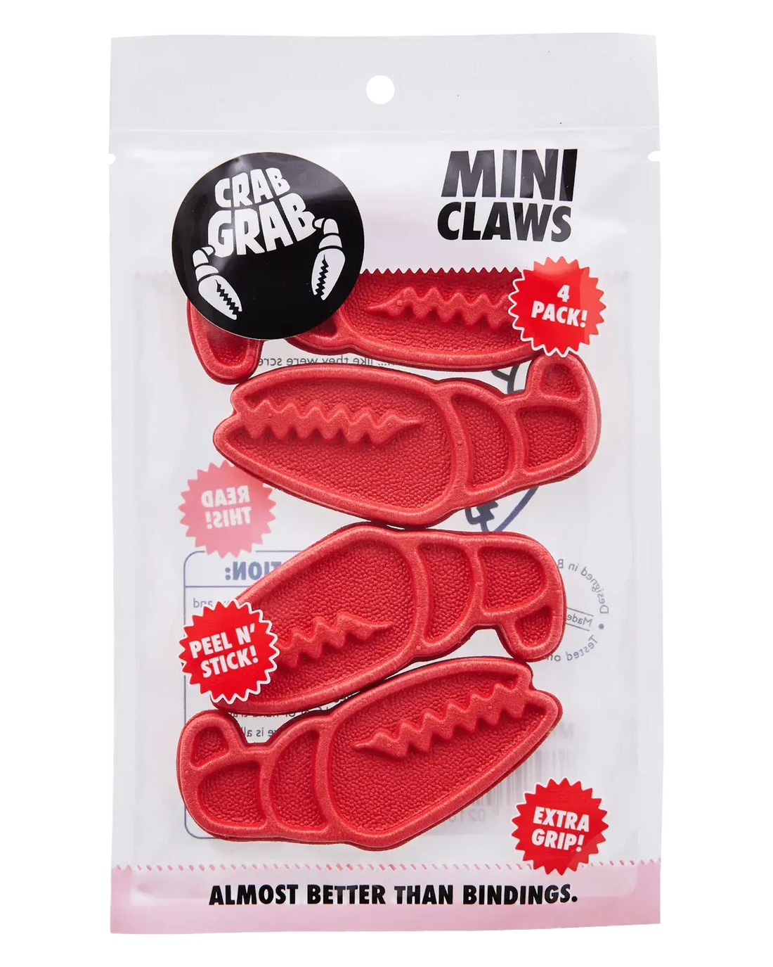 Crab Grab Crab Grab Mini Claws Snowboard Traction Pads - 4 Pack Crab Grab Mini Claws Snowboard Traction Pads 4 Pack