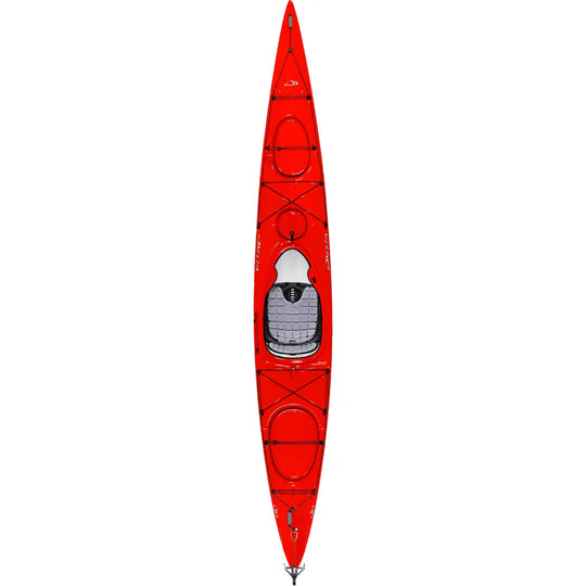 Delta 14 Touring Kayak with Skeg, Cherry Red