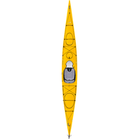 Delta Kayaks Saffron Yellow Delta Kayaks 16 with Rudder Delta Kayaks 16 with Rudder - Ottawa Valley Air Paddle