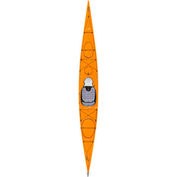 Delta Kayaks Sunset Orange Delta Kayaks 16 with Skeg Delta Kayaks 16 with Skeg - Ottawa Valley Air Paddle