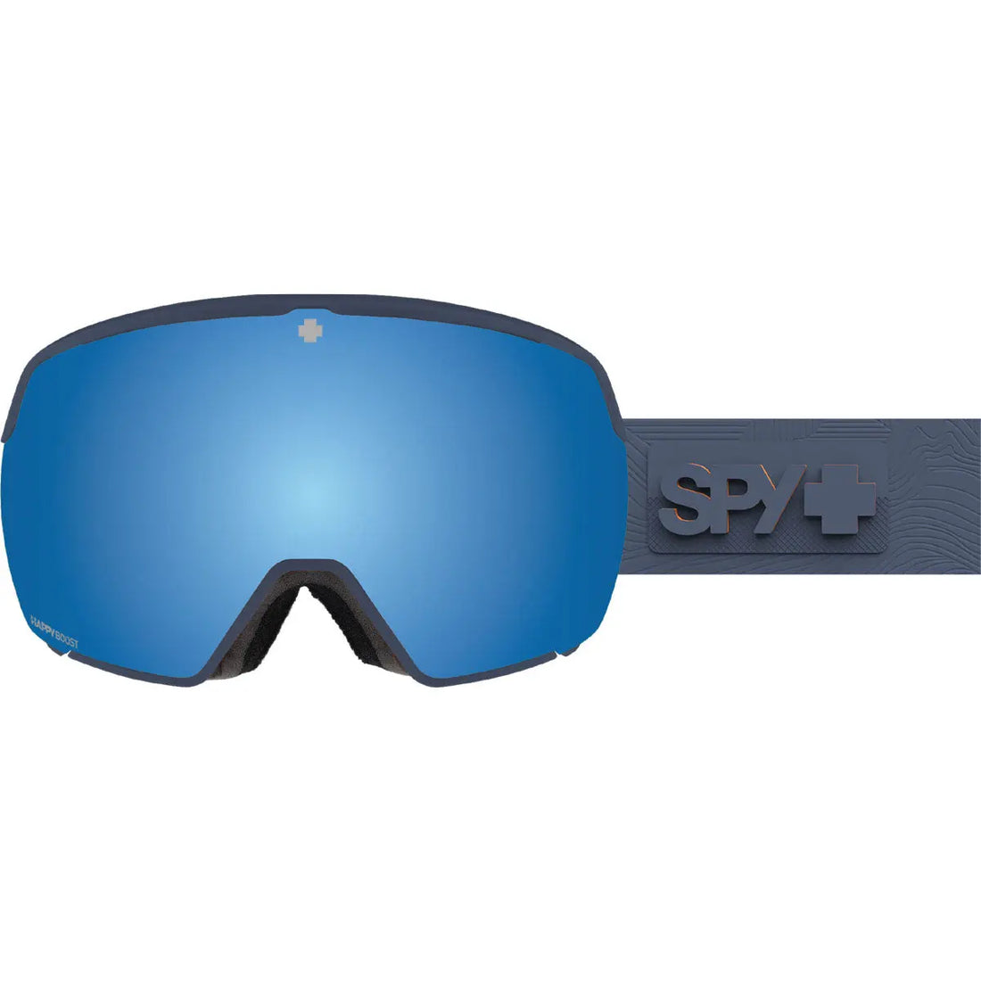 SPY+ Waypoint Unisex Goggles (FW26), Navy Sea Of Peaks | Happy Boost Ice Blue Mirror