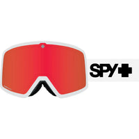 SPY+ Megalith Unisex Goggles (FW26), Everwhite | Happy Boost Red Mirror