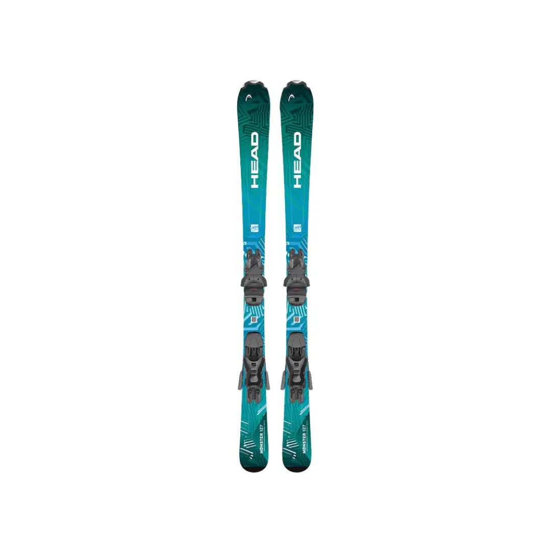 美品　HEAD INSTINCT スキーセット　LEKI TYROLIA 163 skis HEAD SHAPE 3.0, WHITE/blue, multiradius + Tyrolia SP 10